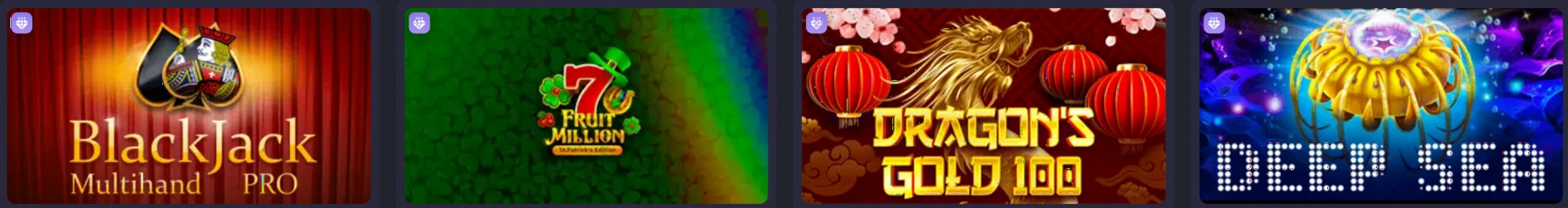 Crypto-friendly games available at Spinago Casino